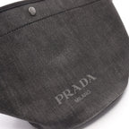 Prada Tote Denim City Calf Black 2-Way — view 9