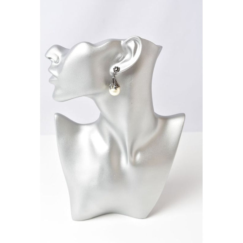 Chanel Pearl Motif Coco Mark Gunmetal — view 2