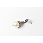 Chanel Pearl Motif Coco Mark Gunmetal — view 5