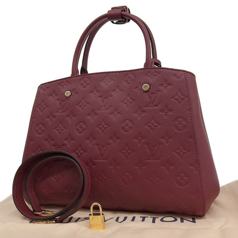 Louis Vuitton Monogram Empreinte Montaigne MM Shoulder Bag