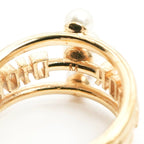 Christian Dior Ring Gold Logo Pearl — view 6