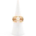 Christian Dior Ring Gold Logo Pearl — view 7