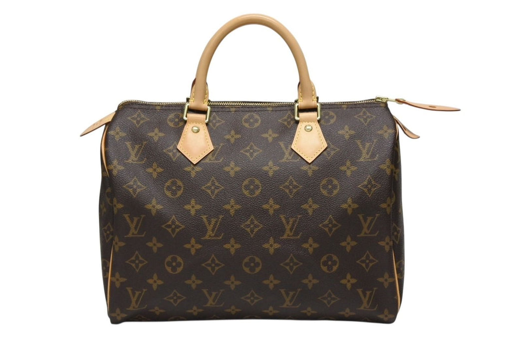 Louis Vuitton Speedy 30 Handbag Monogram Canvas Brown