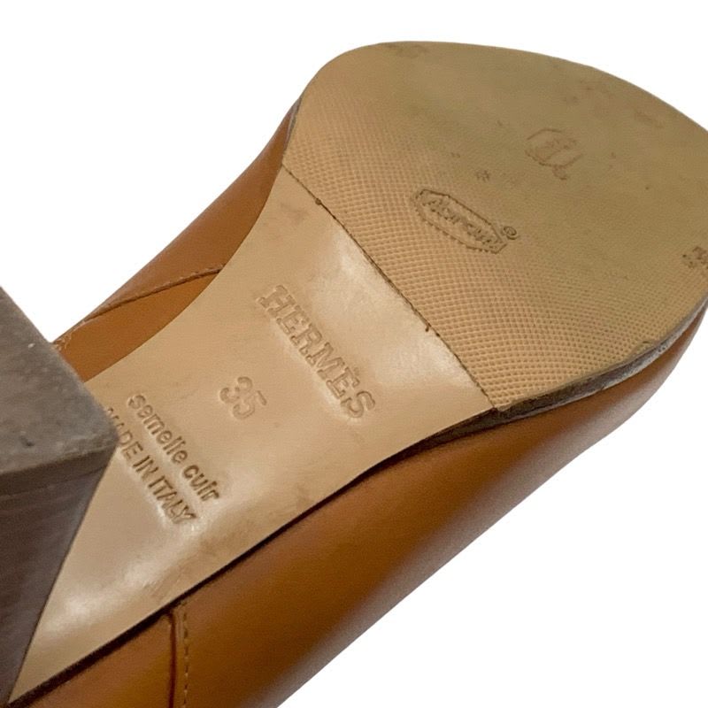 Hermes Saint Germain Boots Short Shoes Leather Brown Silver Kelly Hardware — view 8