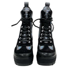 Louis Vuitton Laurie Line Monogram Boots Short Shoes Leather Suede Black — view 2