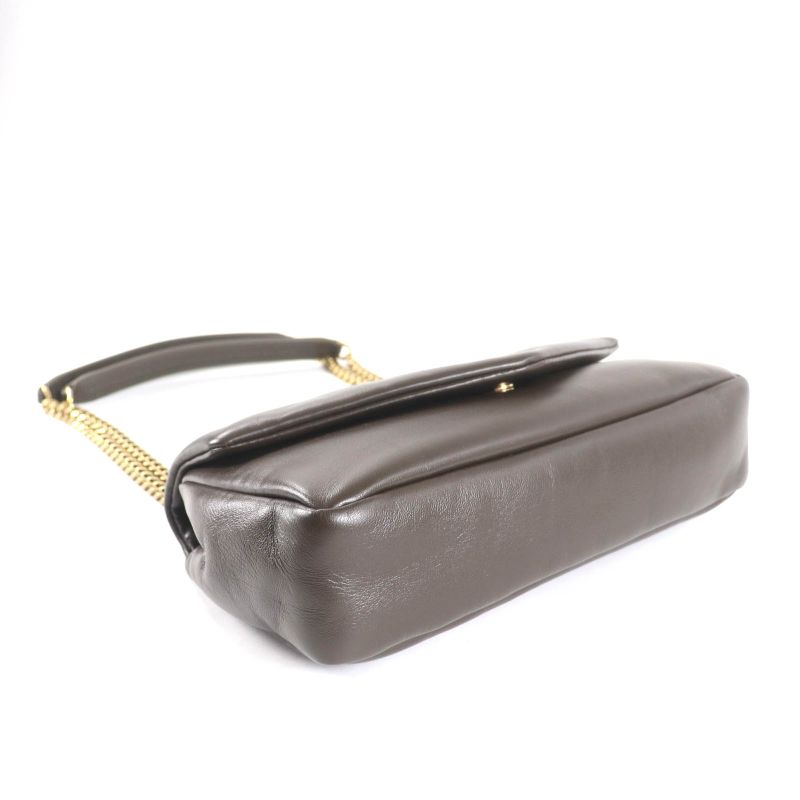 Saint Laurent Paris Calypso Light Musk YSL Lamb Skin Chain Shoulder Bag — view 4