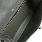 Hermes Handbag Ettri Taurillon Olive Belt — view 6