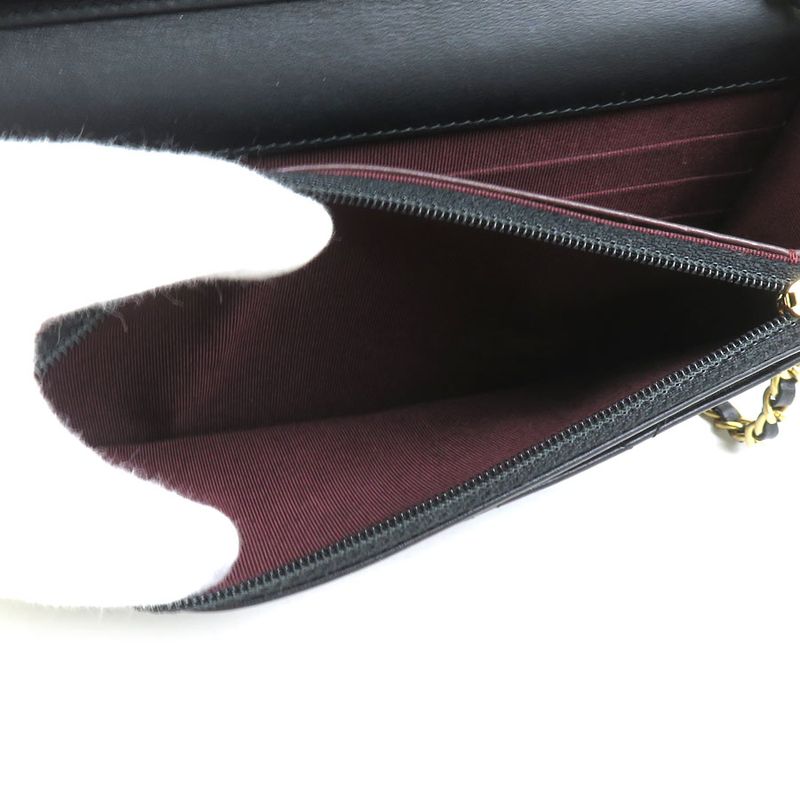 Chanel Chain 2.55 Lambskin Black Wallet — view 4