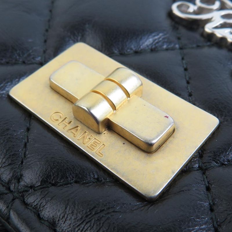 Chanel Chain 2.55 Lambskin Black Wallet — view 5