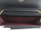 Chanel Chain 2.55 Lambskin Black Wallet — view 3