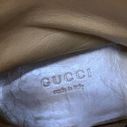 Gucci Boots Long Shoes Leather Black Gold Tassel Sherry Line — view 7