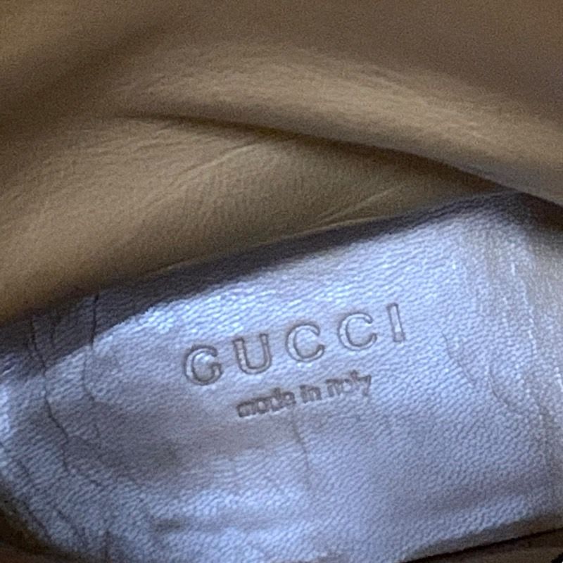 Gucci Boots Long Shoes Leather Black Gold Tassel Sherry Line — view 7