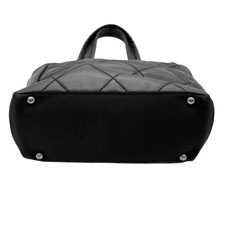 Chanel Tote Paris Biarritz PM Black Silver 3420 — view 9