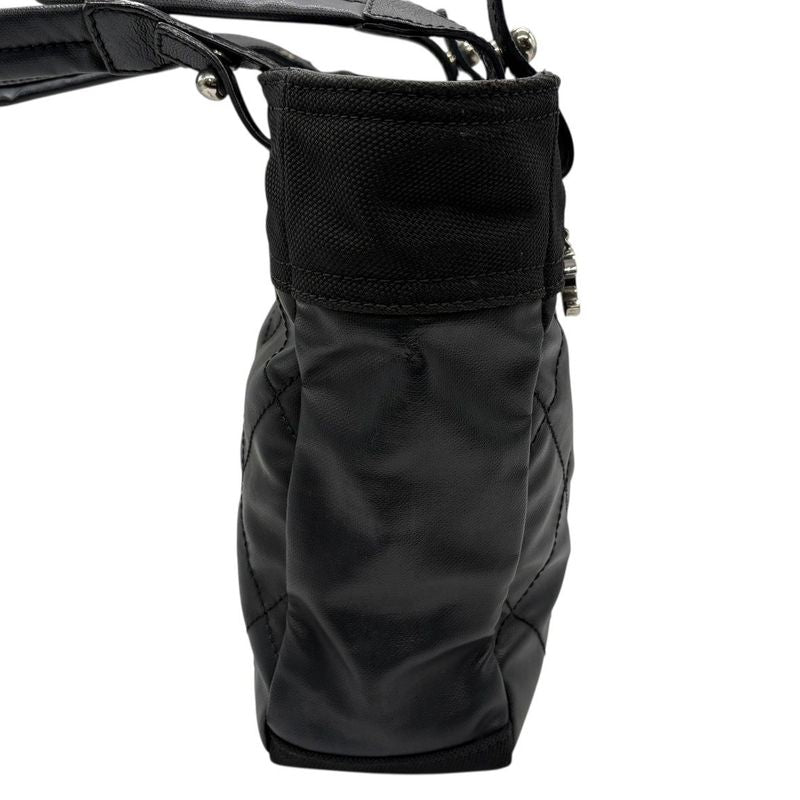 Chanel Tote Paris Biarritz PM Black Silver 3420 — view 7