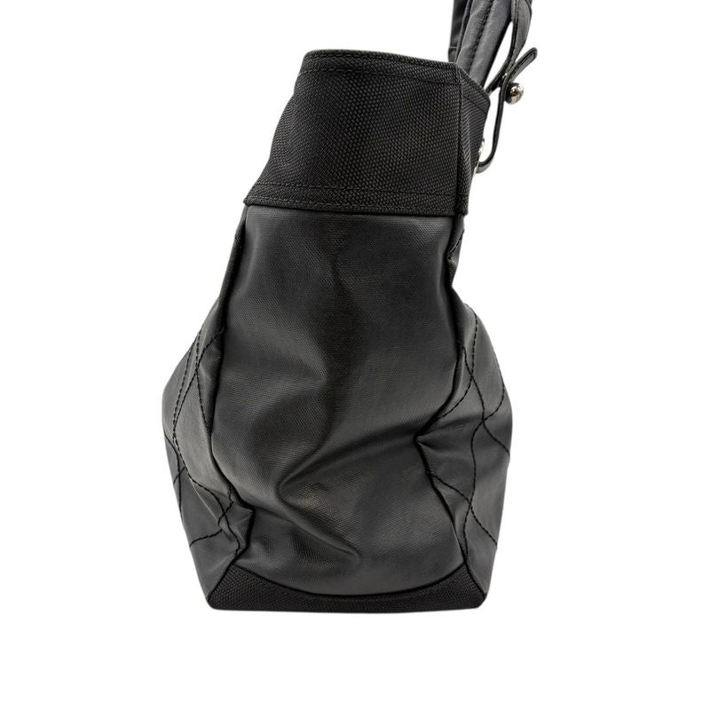 Chanel Tote Paris Biarritz MM Black Silver 3421 — view 7