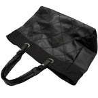 Chanel Tote Paris Biarritz MM Black Silver 3421 — view 5
