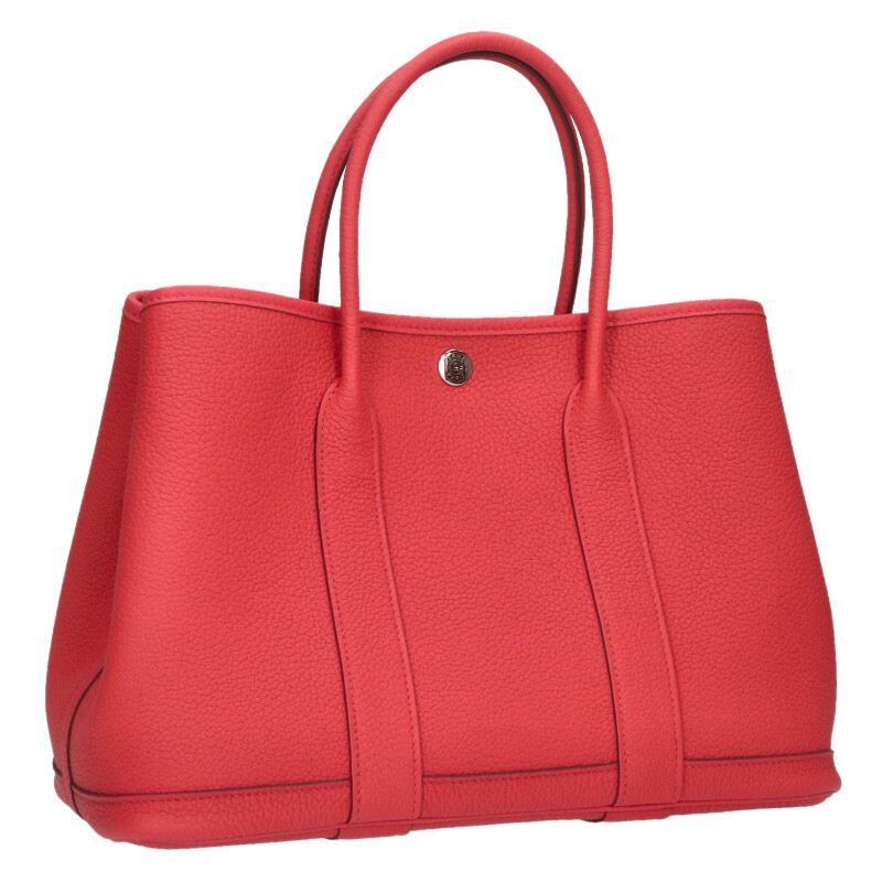 Hermes Garden Party TPM Bougainvillea Leather Handbag — view 2