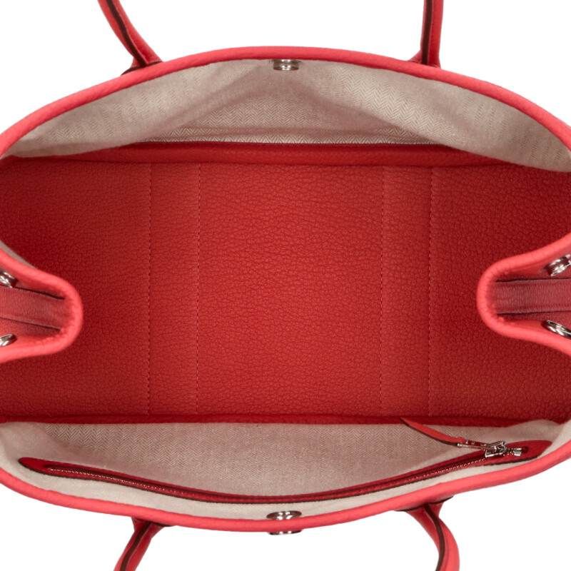 Hermes Garden Party TPM Bougainvillea Leather Handbag — view 3