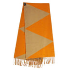 Hermes Scarf Shawl Zigzag 100% Cashmere le — view 2