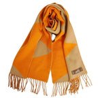 Hermes Scarf Shawl Zigzag 100% Cashmere le — view 3