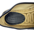 Gucci GG Canvas Espadrilles Slip-on Shoes Navy 6 1 2 — view 5