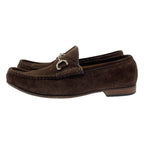 Gucci Intrecciato Suede Loafers Brown 6 1 2 — view 2