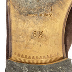 Gucci Intrecciato Suede Loafers Brown 6 1 2 — view 6