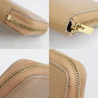Celine Medium Zip Wallet Beige Brown Zipper Type Bifold — view 8
