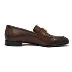 Hermes Moccasins Paris Loafers Brown Gradient Gold Hardware Size 42 1 2 — view 2