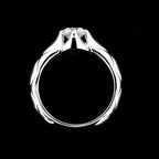 Chanel Quilted Diamond 050 CT E-Vvs 2 Ring Pt950 — view 9