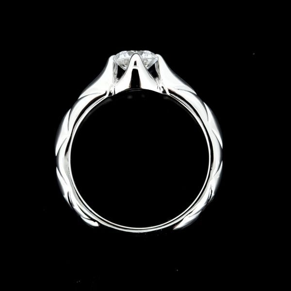 Chanel Quilted Diamond 050 CT E-Vvs 2 Ring Pt950 — view 9