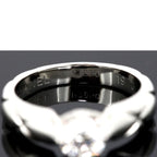 Chanel Quilted Diamond 050 CT E-Vvs 2 Ring Pt950 — view 7