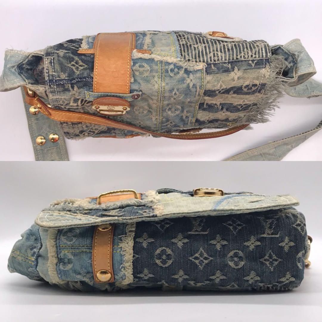 Louis Vuitton Monogram Denim Postie Shoulder Bag Price Negotiation Welcome — view 4
