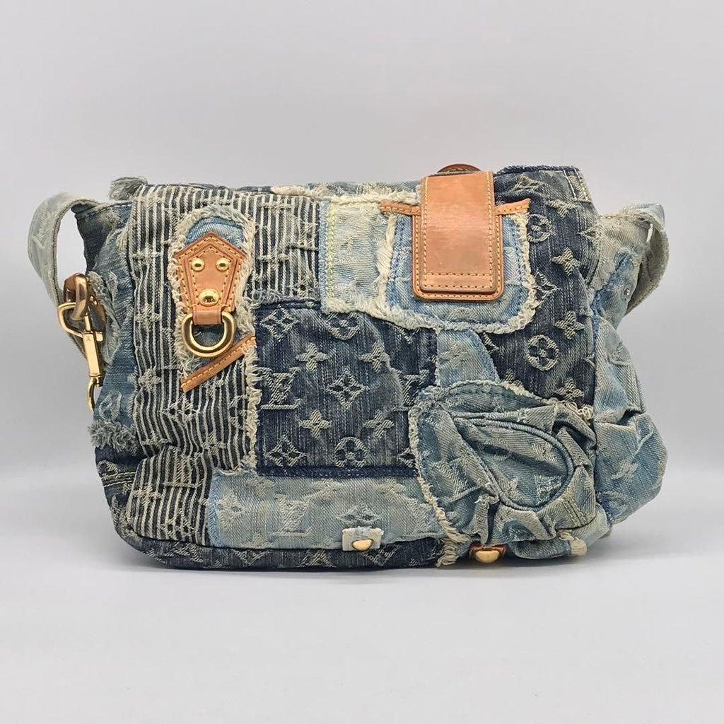 Louis Vuitton Monogram Denim Postie Shoulder Bag Price Negotiation Welcome — view 2