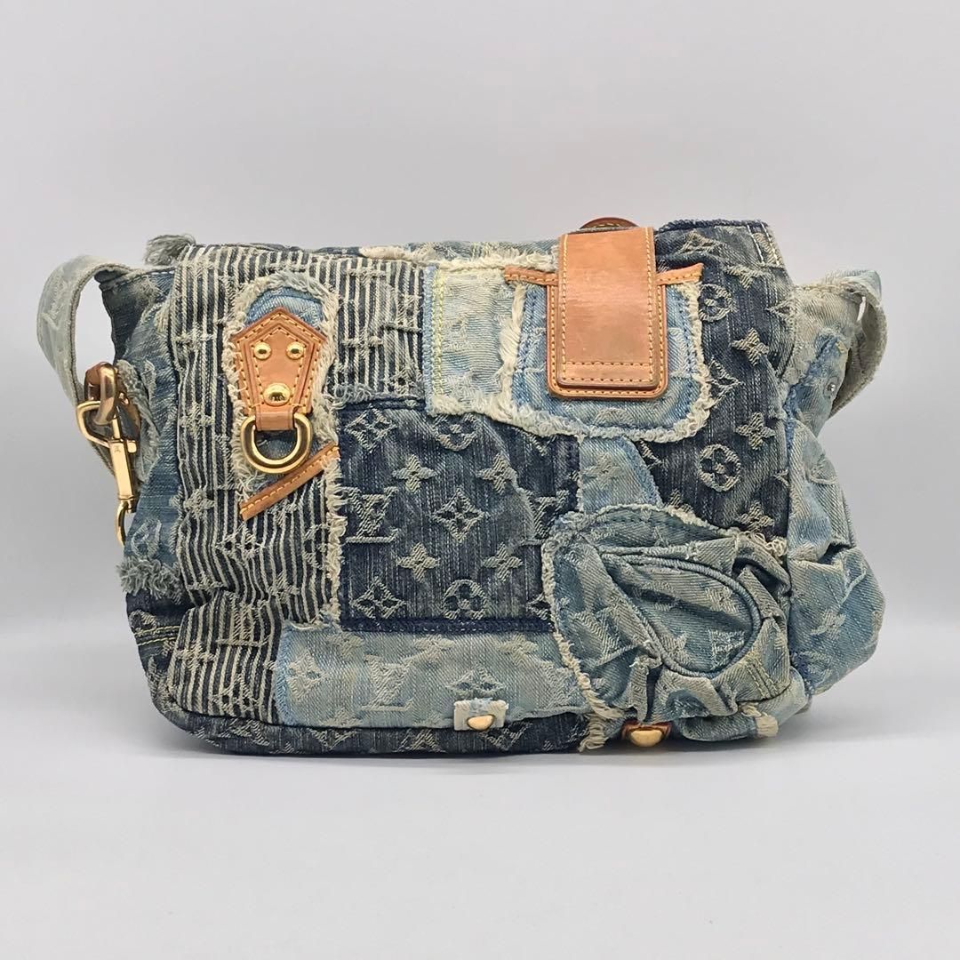 Louis Vuitton Monogram Denim Postie Shoulder Bag Price Negotiation Welcome — view 2