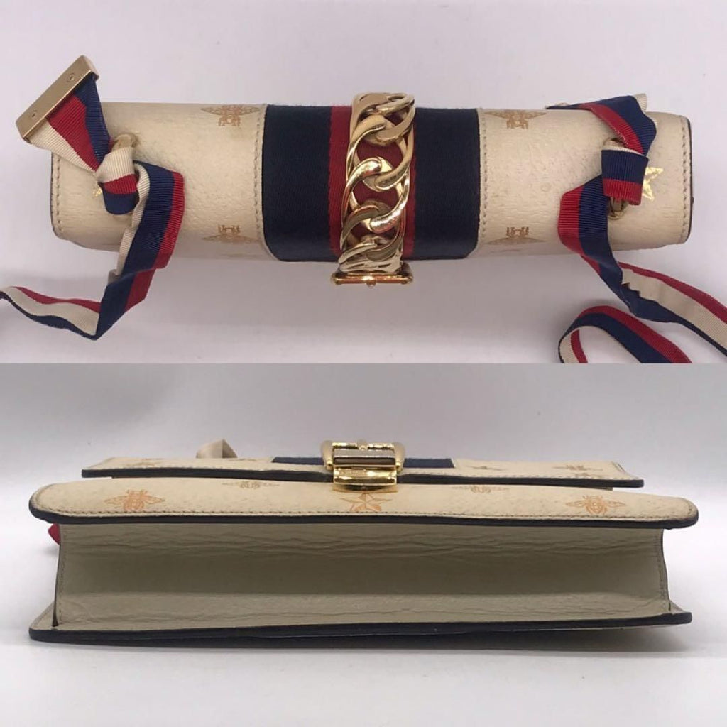 Gucci Leather Sylvie Bi&star Small Shoulder Bag Price Negotiation Welcome — view 4