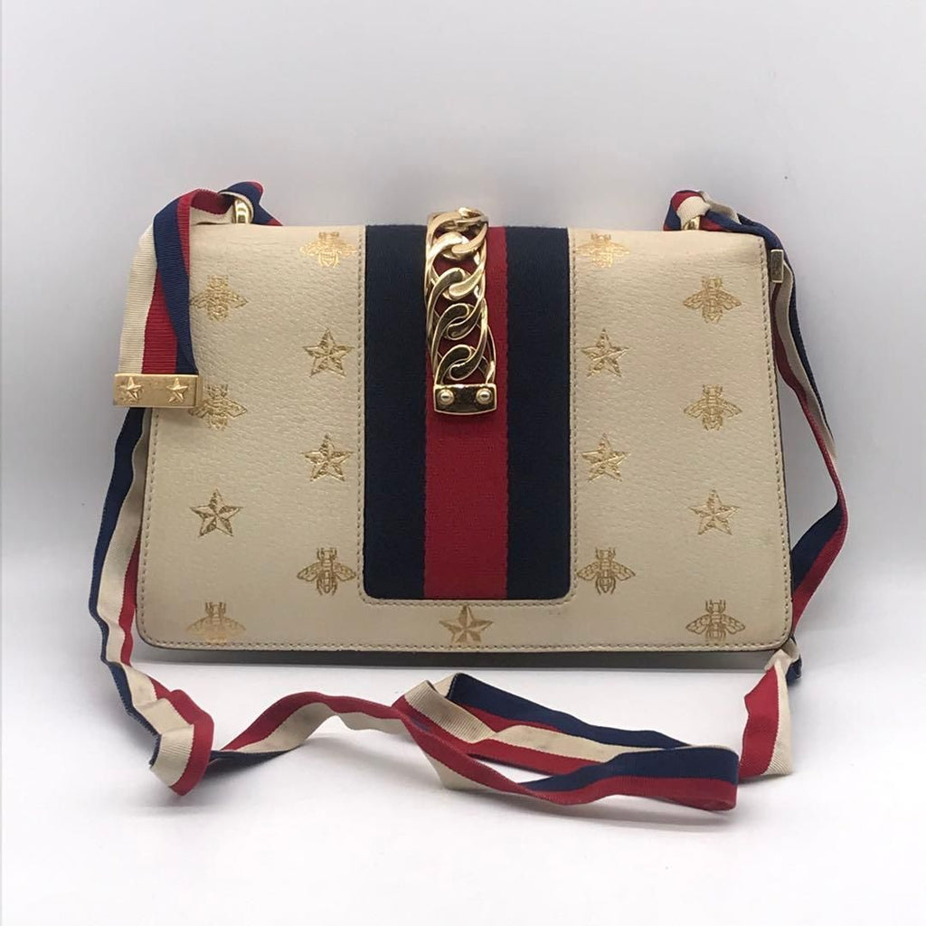 Gucci Leather Sylvie Bi&star Small Shoulder Bag Price Negotiation Welcome — view 2
