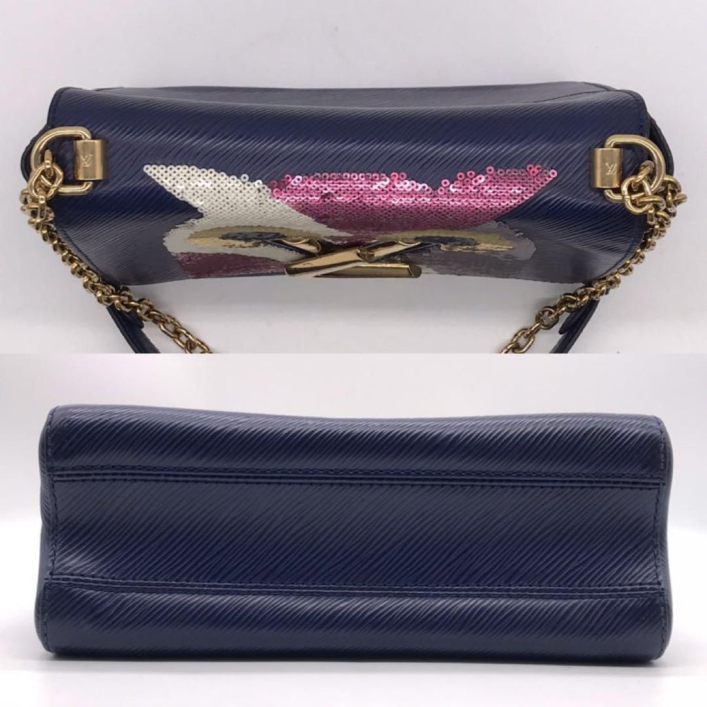 Louis Vuitton Epi Twist MM Iris Sequin Shoulder Bag Price Negotiation Welcome — view 4