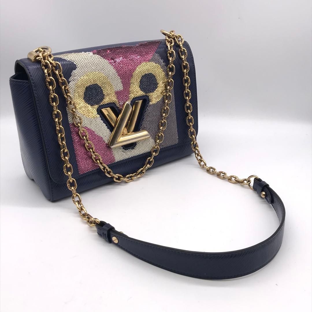 Louis Vuitton Epi Twist MM Iris Sequin Shoulder Bag Price Negotiation Welcome — view 7