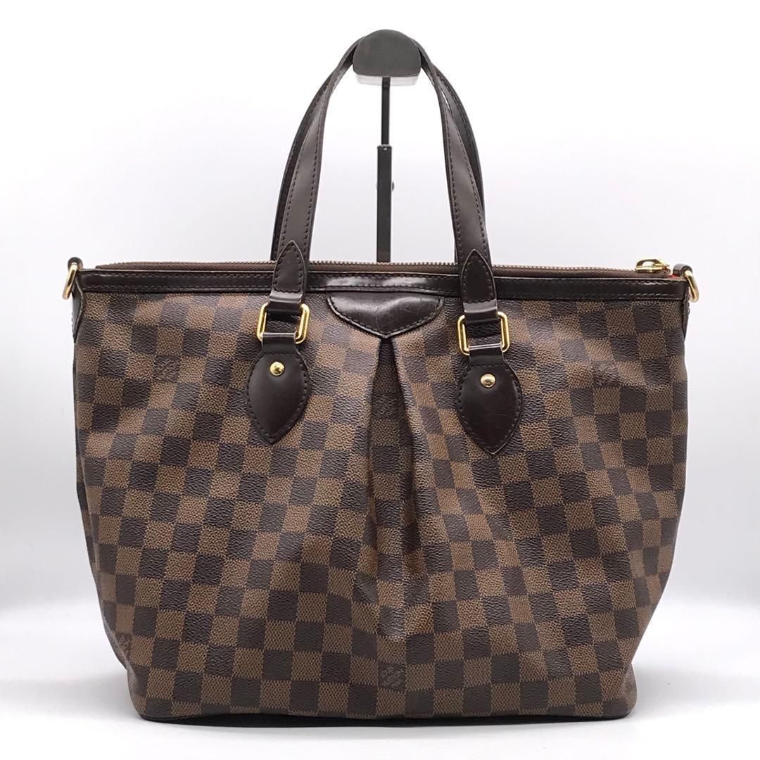 Louis Vuitton Damier Palermo PM 2-Way Tote Shoulder Bag Price Negotiation — view 2