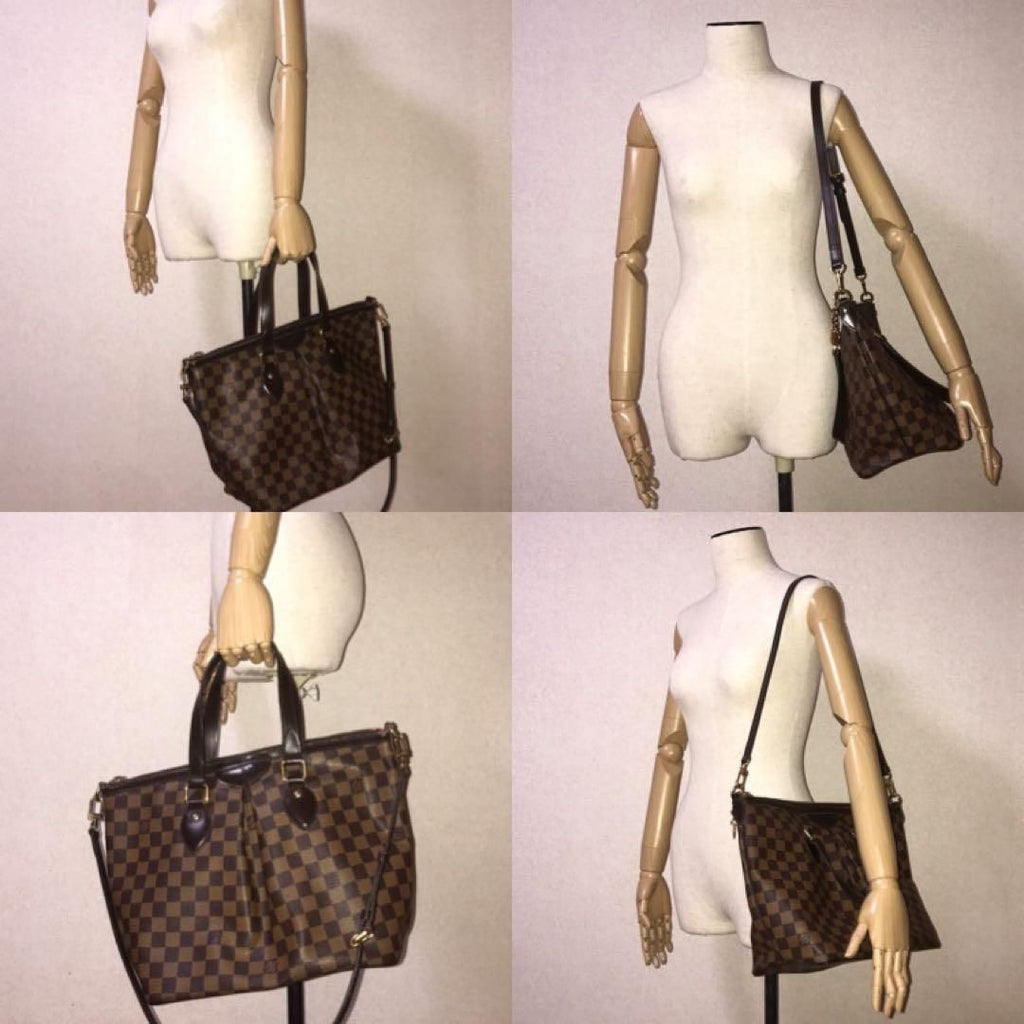 Louis Vuitton Damier Palermo PM 2-Way Tote Shoulder Bag Price Negotiation — view 9