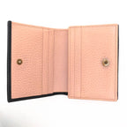 Gucci Wallet Women Leather Black bow Compact GG Marmont — view 6