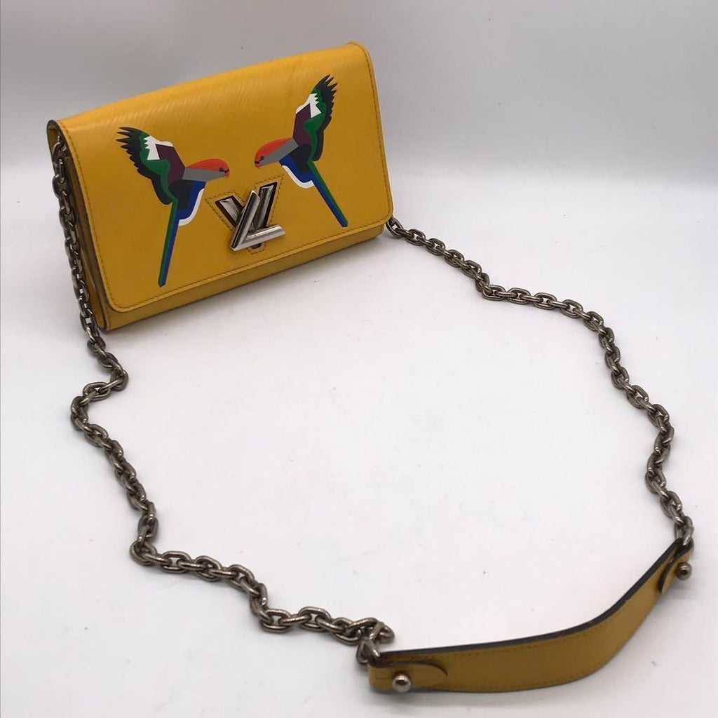 Louis Vuitton Epi Twist Chain Wallet Shoulder Bag Yellow Price Negotiation — view 7