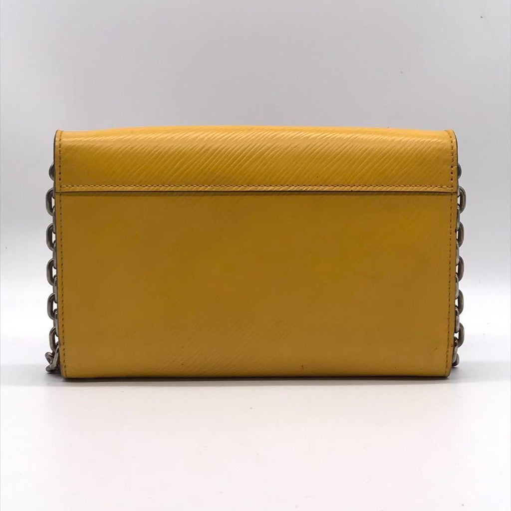 Louis Vuitton Epi Twist Chain Wallet Shoulder Bag Yellow Price Negotiation — view 2