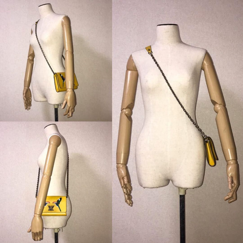 Louis Vuitton Epi Twist Chain Wallet Shoulder Bag Yellow Price Negotiation — view 9