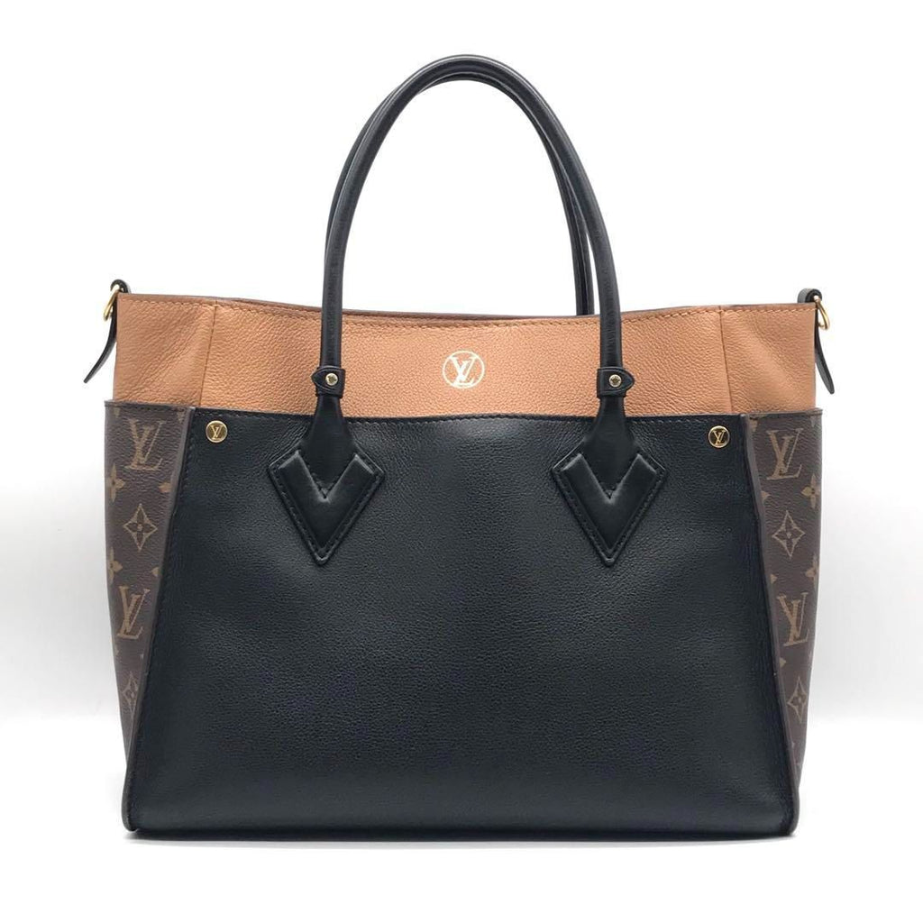 Louis Vuitton Monogram on My Side MM Handbag Noir Black Price Negotiation — view 2