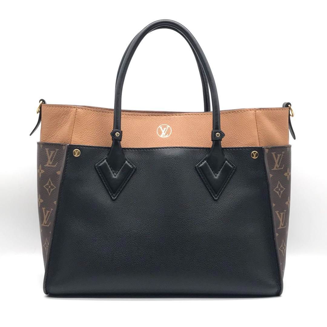 Louis Vuitton Monogram on My Side MM Handbag Noir Black Price Negotiation — view 2
