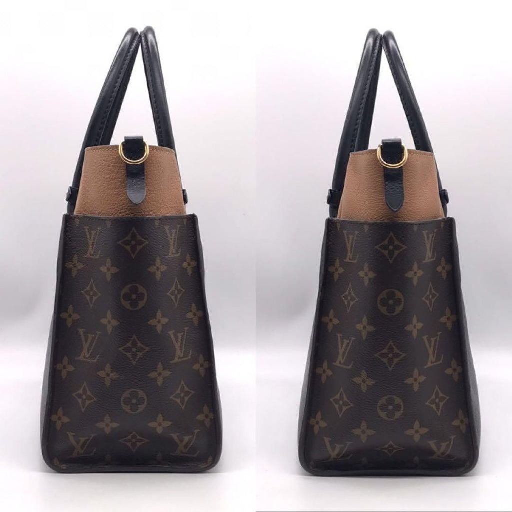 Louis Vuitton Monogram on My Side MM Handbag Noir Black Price Negotiation — view 3