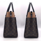 Louis Vuitton Monogram on My Side MM Handbag Noir Black Price Negotiation — view 3