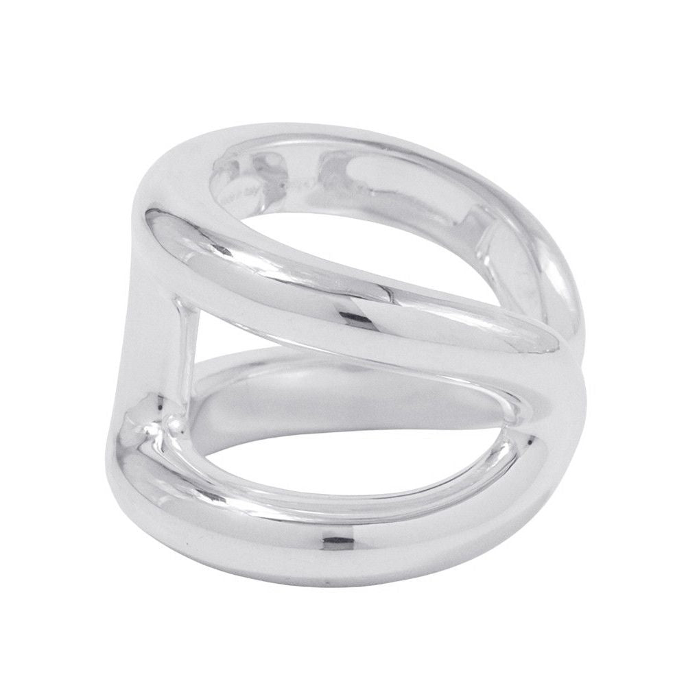 Hermes Ring Osmose GM Silver 52 — view 2